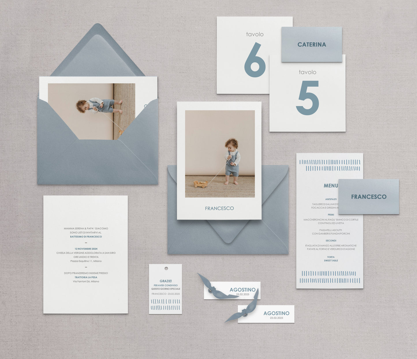 FRANCESCO - Invito Battesimo Fotografico