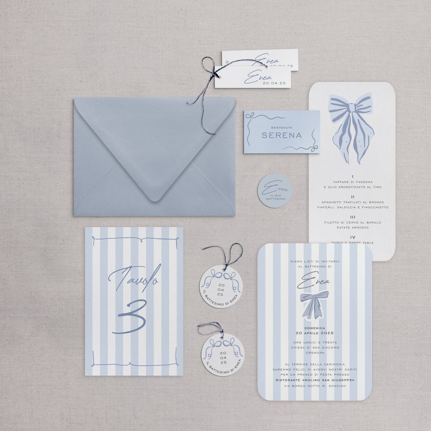 STRIPES - Party Kit (Opzioni colore disponibili)