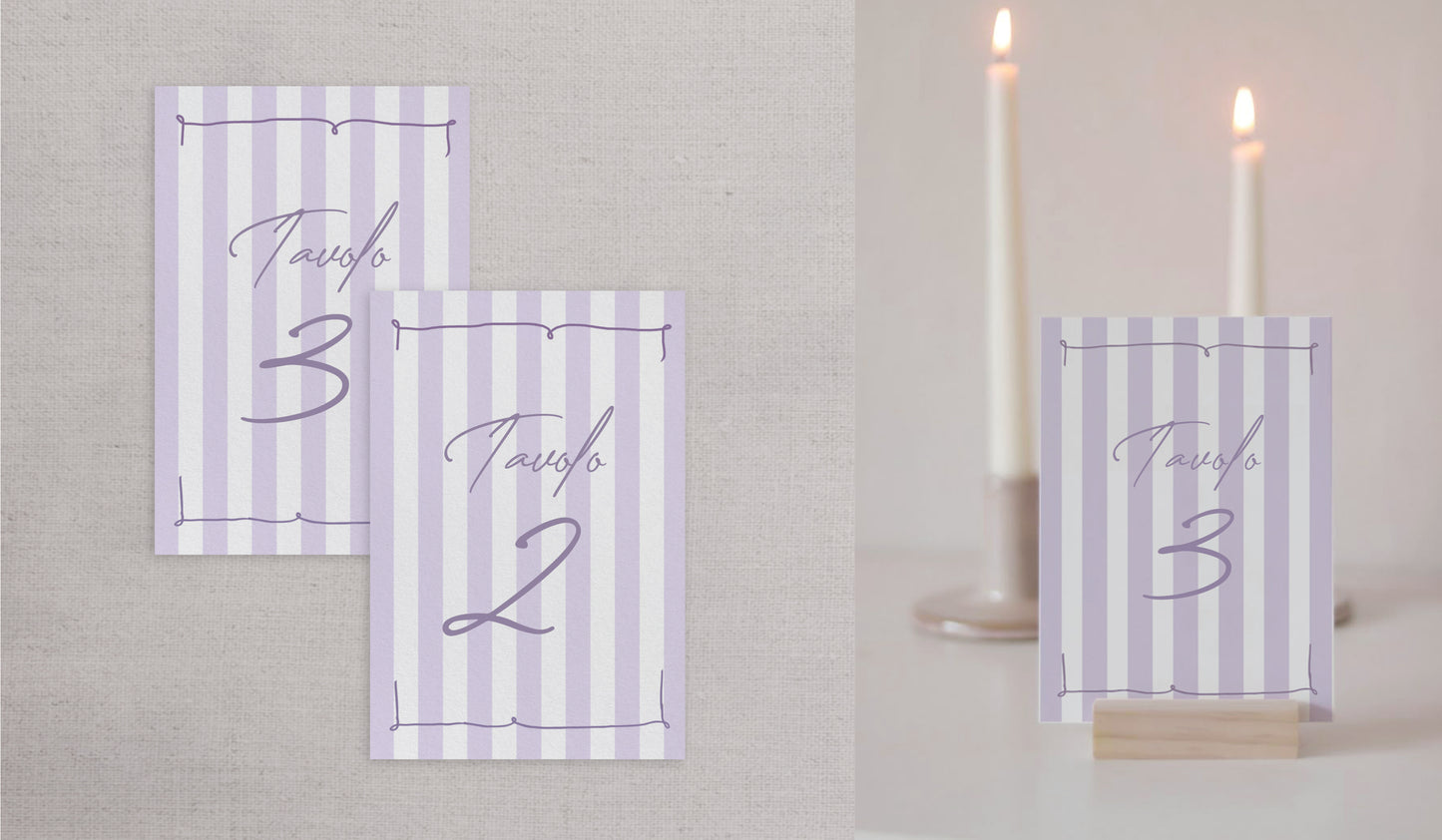 STRIPES - Party Kit (Opzioni colore disponibili)