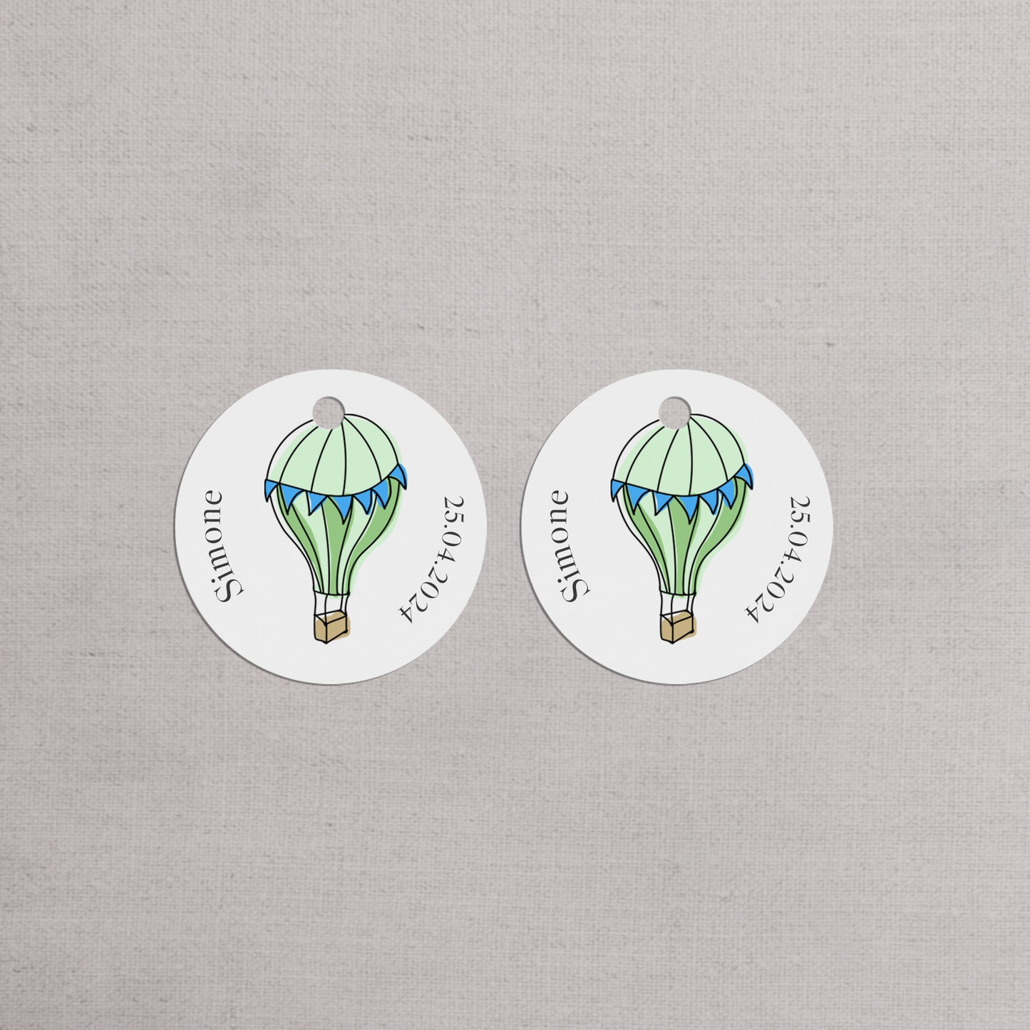 SIMONE - Party Kit Mongolfiera verde