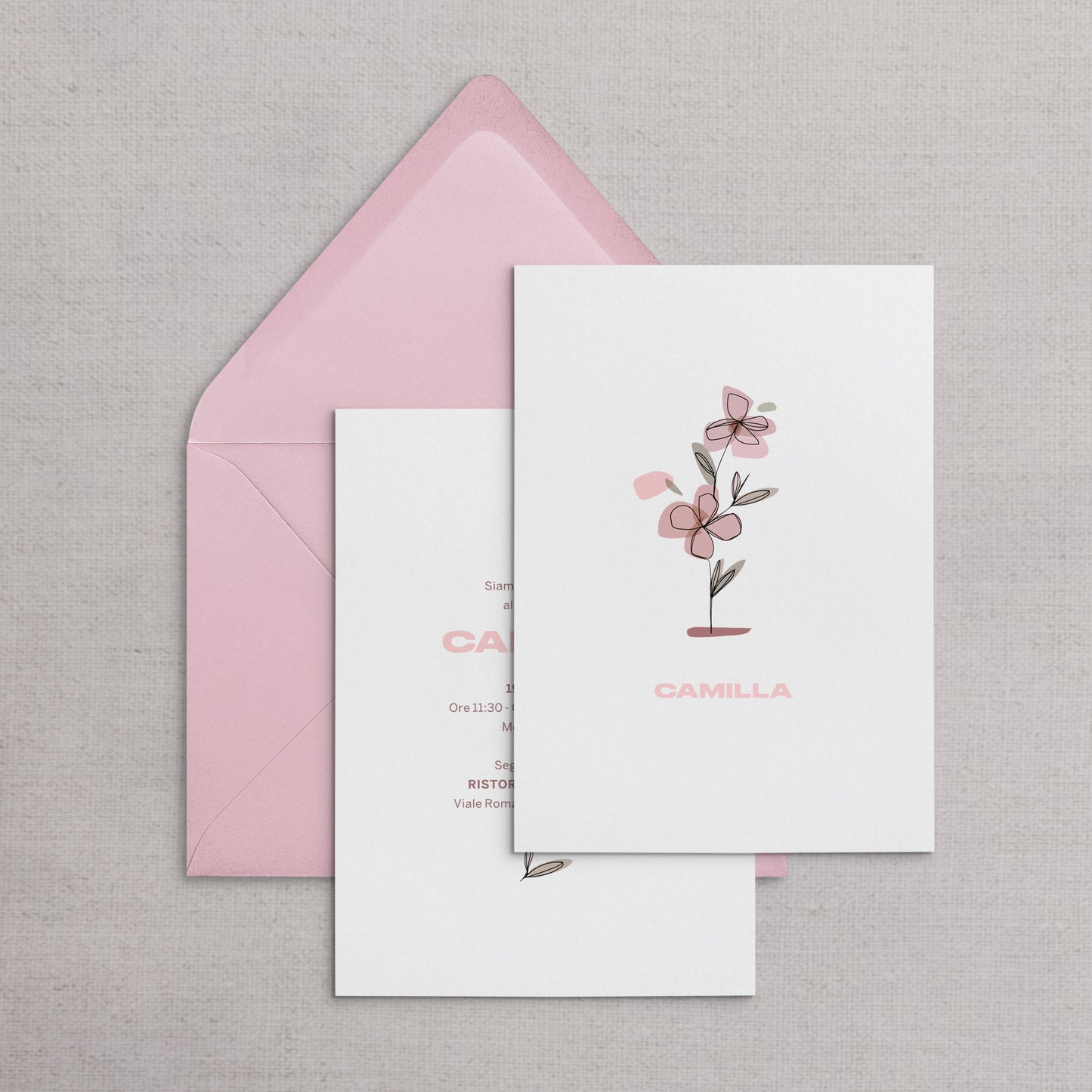 CAMILLA - Invito Battesimo