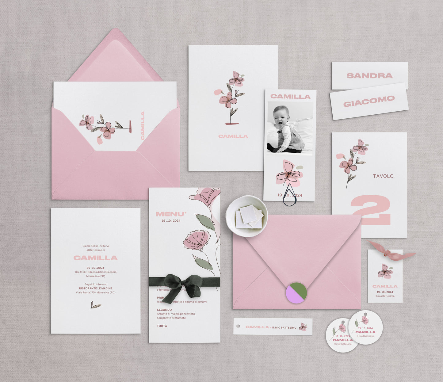 CAMILLA - Invito Battesimo
